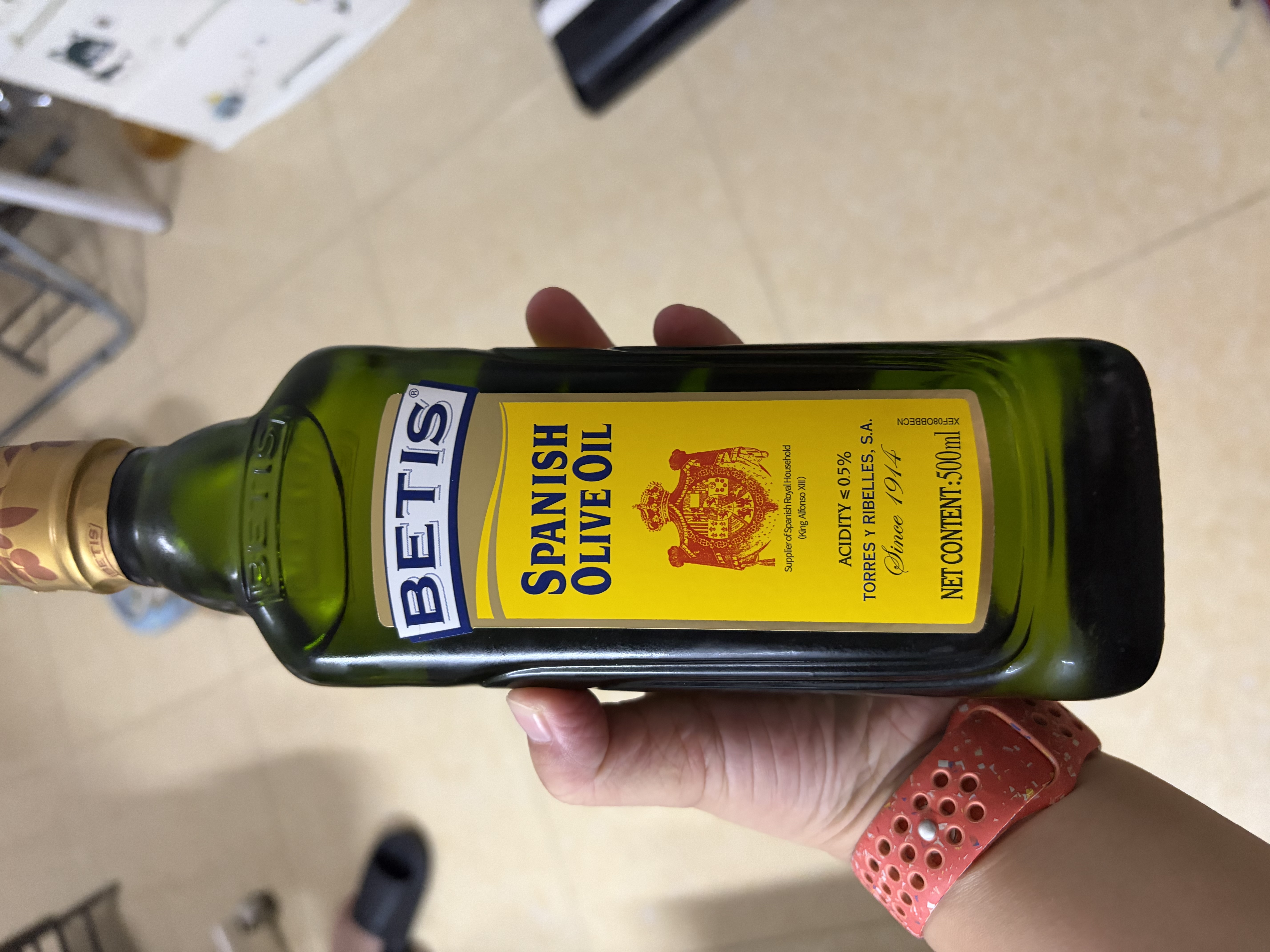 贝蒂斯（BETIS）【保真橄榄油】纯正橄榄油500ML 食用油 西班牙原装进口 实拍图