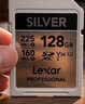 雷克沙（Lexar）128GB SD存储卡 U3 V30 佳能索尼富士尼康相机高速SD卡 读225MB/s 写160MB/s 4K超清录制 SD银卡 实拍图