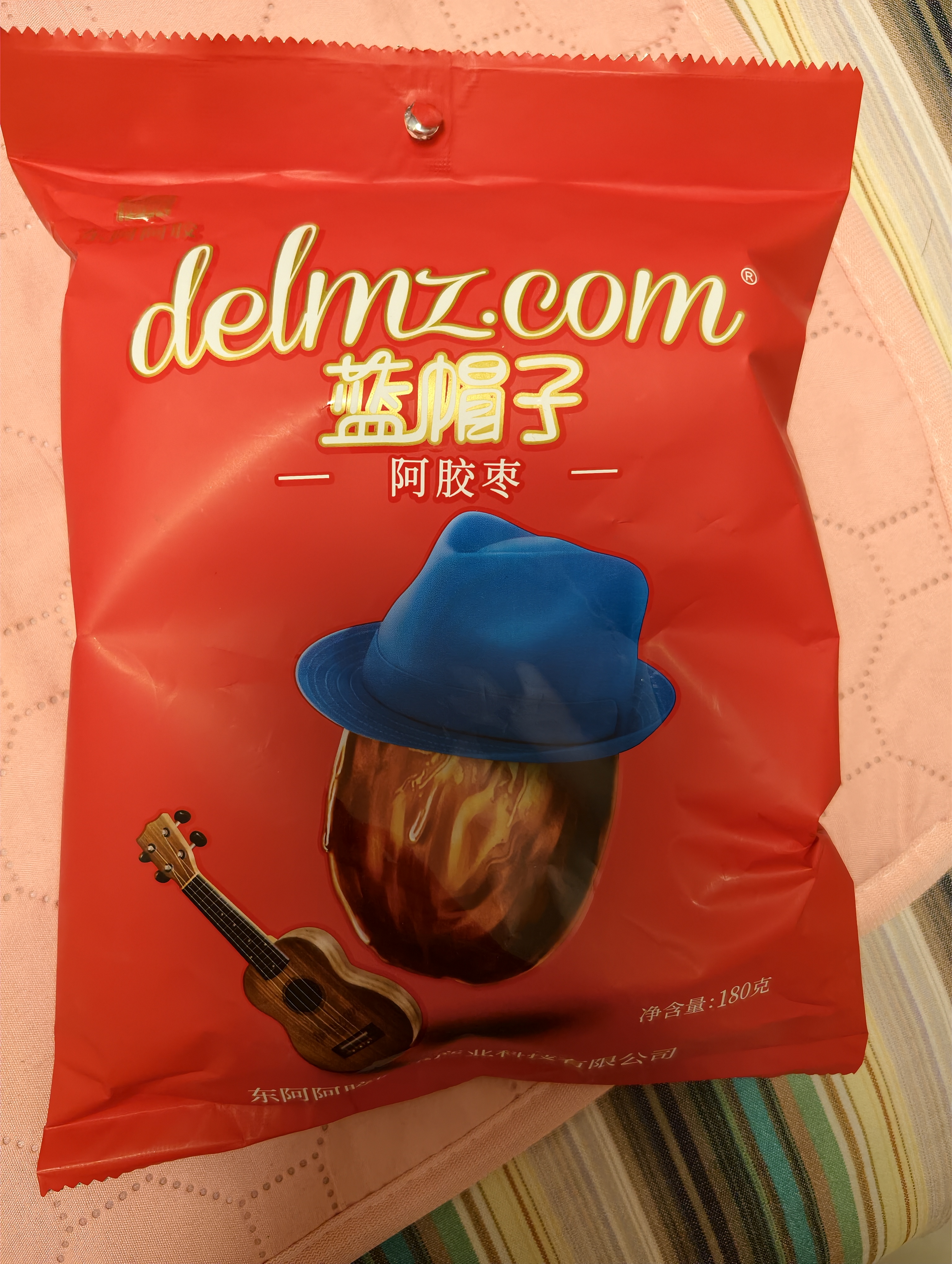东阿阿胶 蓝帽子阿胶枣180g 蜜枣金丝枣红枣独立包装袋装休闲零食无核枣 实拍图