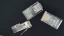 山泽 六类网线水晶头 6类千兆网络接头Cat6电脑连接器 RJ45工程级镀金水晶头100个 WL-6100 实拍图