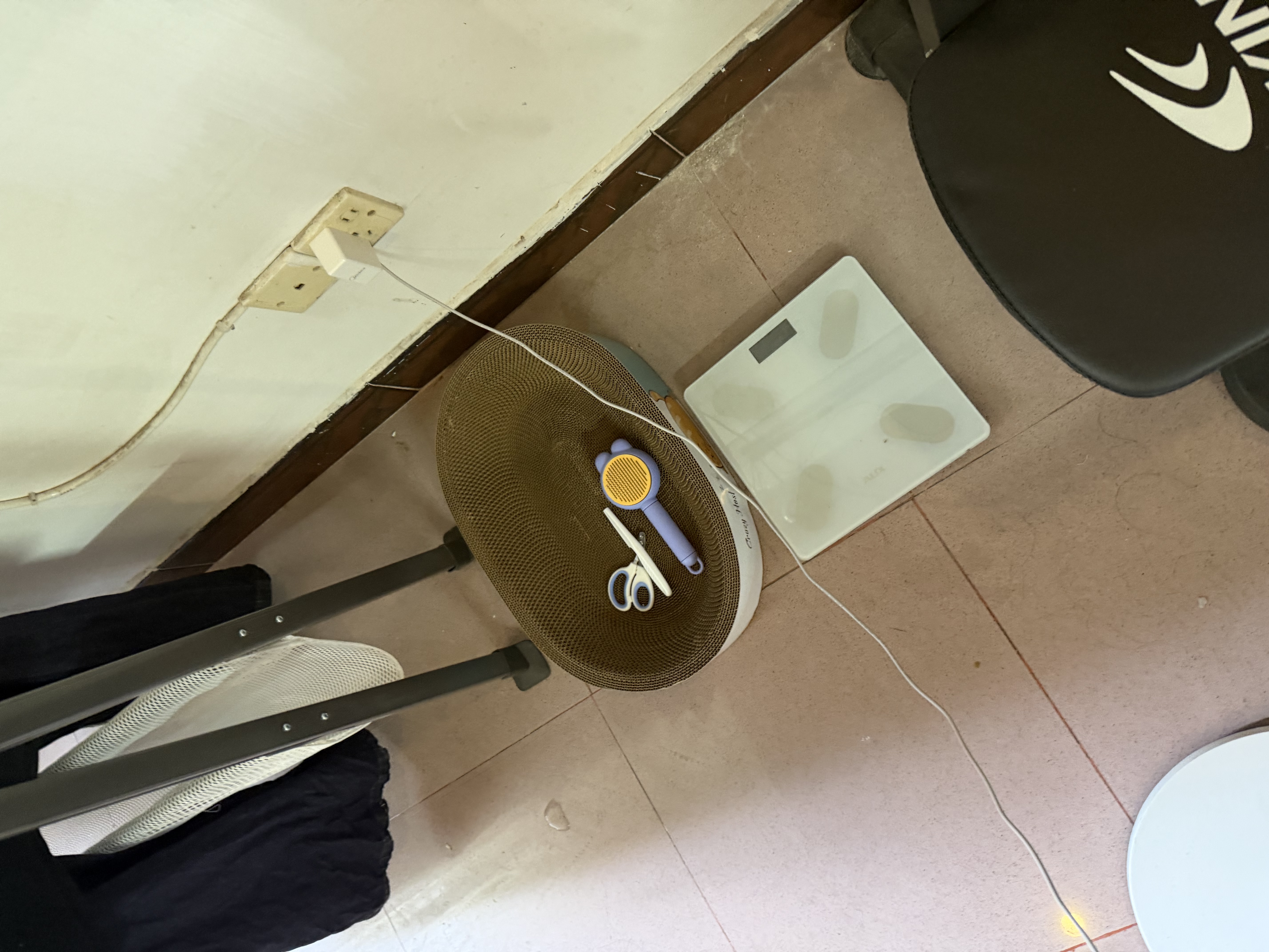 HOUYA宠物清洁3件套指甲剪刀猫狗开结毛梳子比熊撸猫毛清理器宠物用品 实拍图