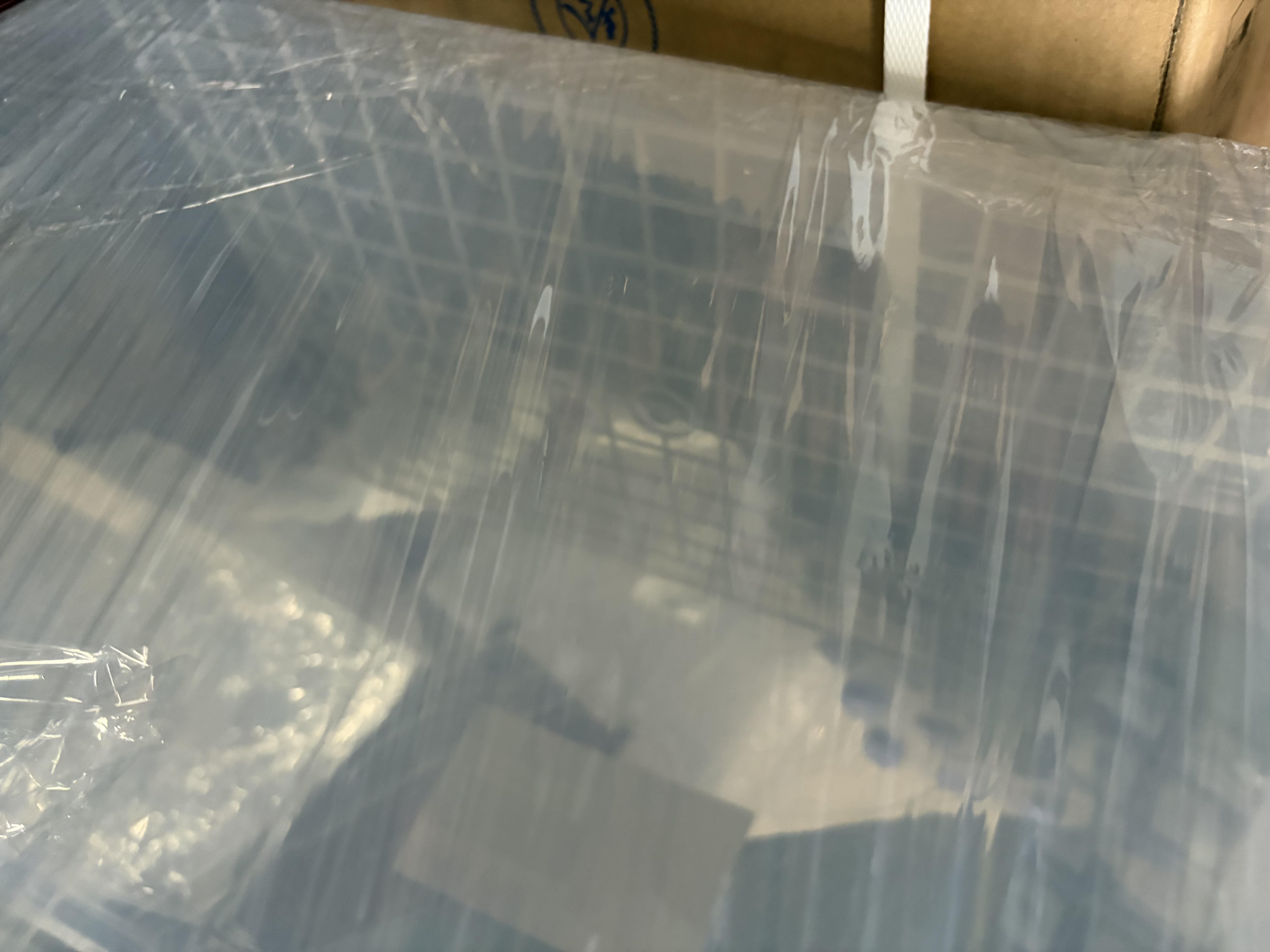 SPACEXPERT衣物收纳箱特大号塑料整理箱车载储物箱70L透茶色 1个装 带提手 实拍图