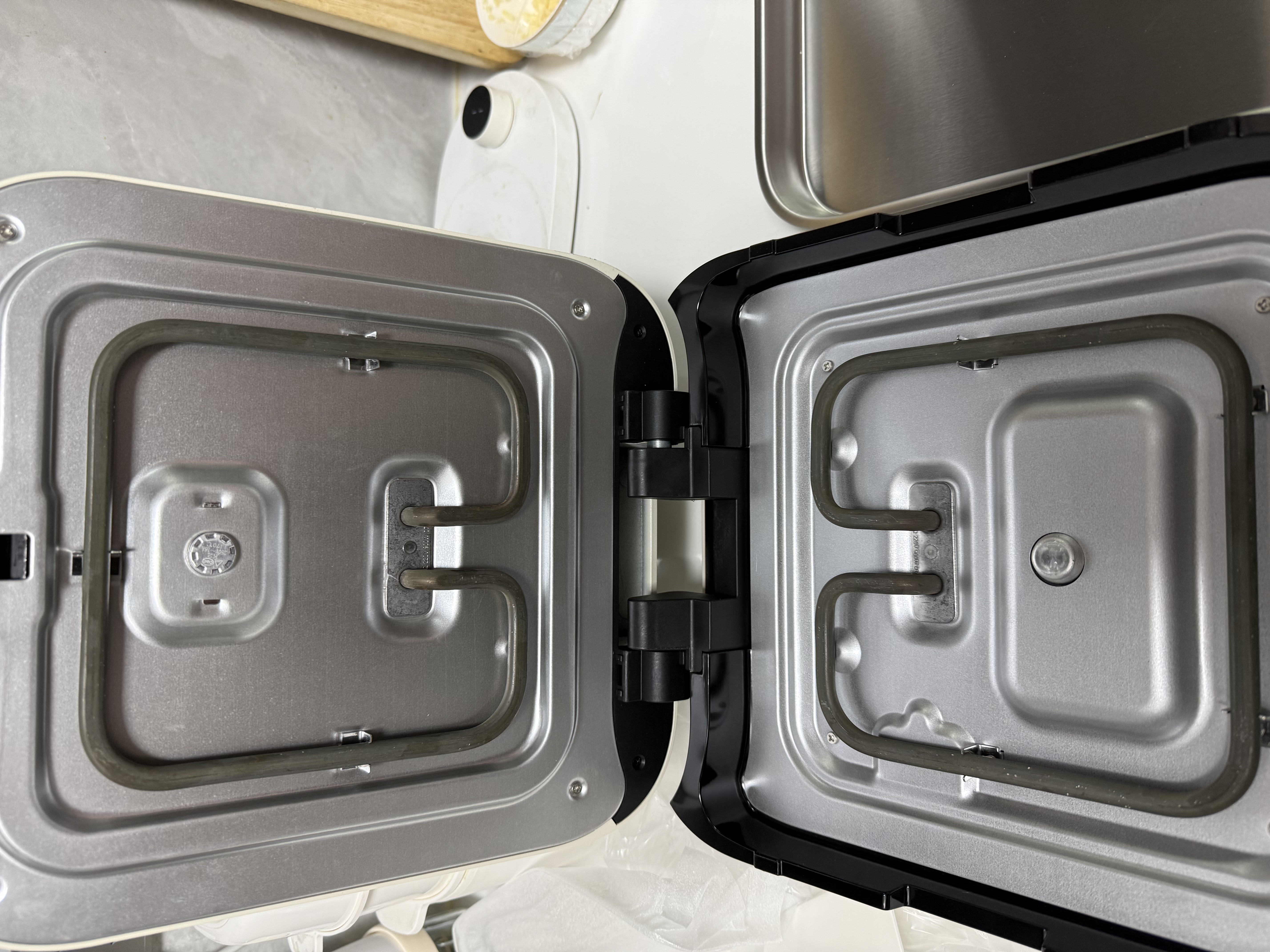 美的（Midea）小方盘电饼铛电饼档上下盘可拆洗0涂层不锈钢2026新款家用加大加深双面加热烙饼锅煎锅京东自营S6 实拍图