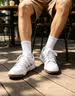 adidas ENTRAP美式校园风运动鞋少年感复古篮球风板鞋阿迪达斯   白色/金属暗银   40 实拍图