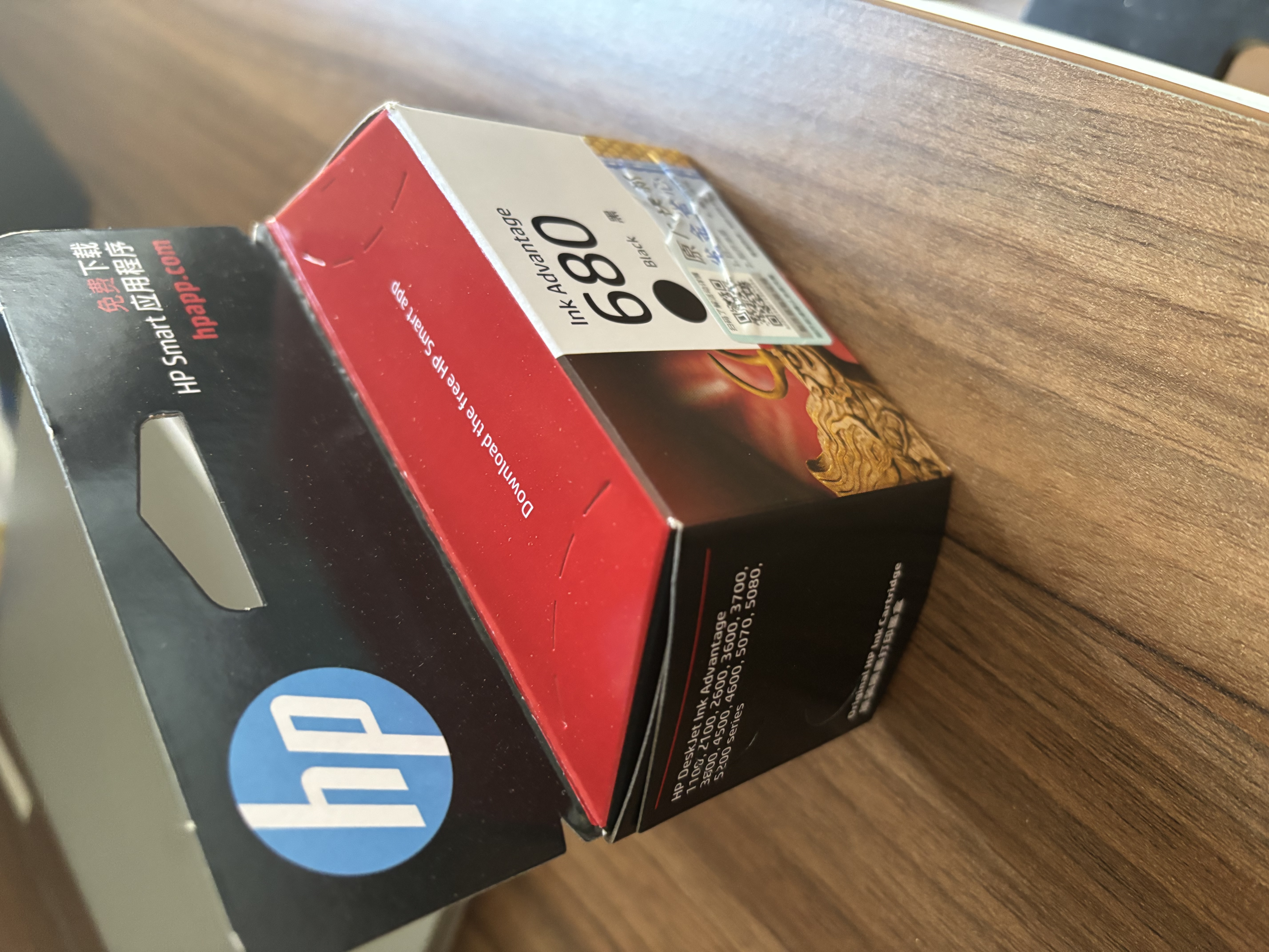 惠普（HP）680原装黑色墨盒 适用hp 2138/2677/3636/3638/3838/3776/3777/3778/4678/5078/5088打印机 墨盒 实拍图