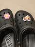 卡骆驰（CROCS）贝雅洞洞鞋男鞋女鞋轻便耐磨一脚蹬拖鞋休闲鞋百搭花园鞋|10126 黑色-001(含智必星) 39 (240mm) 实拍图