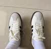adidas「T头鞋」VL COURT CLASSIC板鞋德训鞋男女阿迪达斯轻运动 汉玉白/黑色/树脂黄   38 实拍图