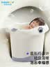 世纪宝贝（babyhood）维尼浴桶 儿童泡澡桶 宝宝加厚洗澡盆 婴儿游泳桶赠浴凳 304粉 实拍图