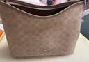 蔻驰（COACH）【品牌直供】女士LAUREL中号斜挎流浪包沙黄/灰褐CEY95礼物次日达 实拍图