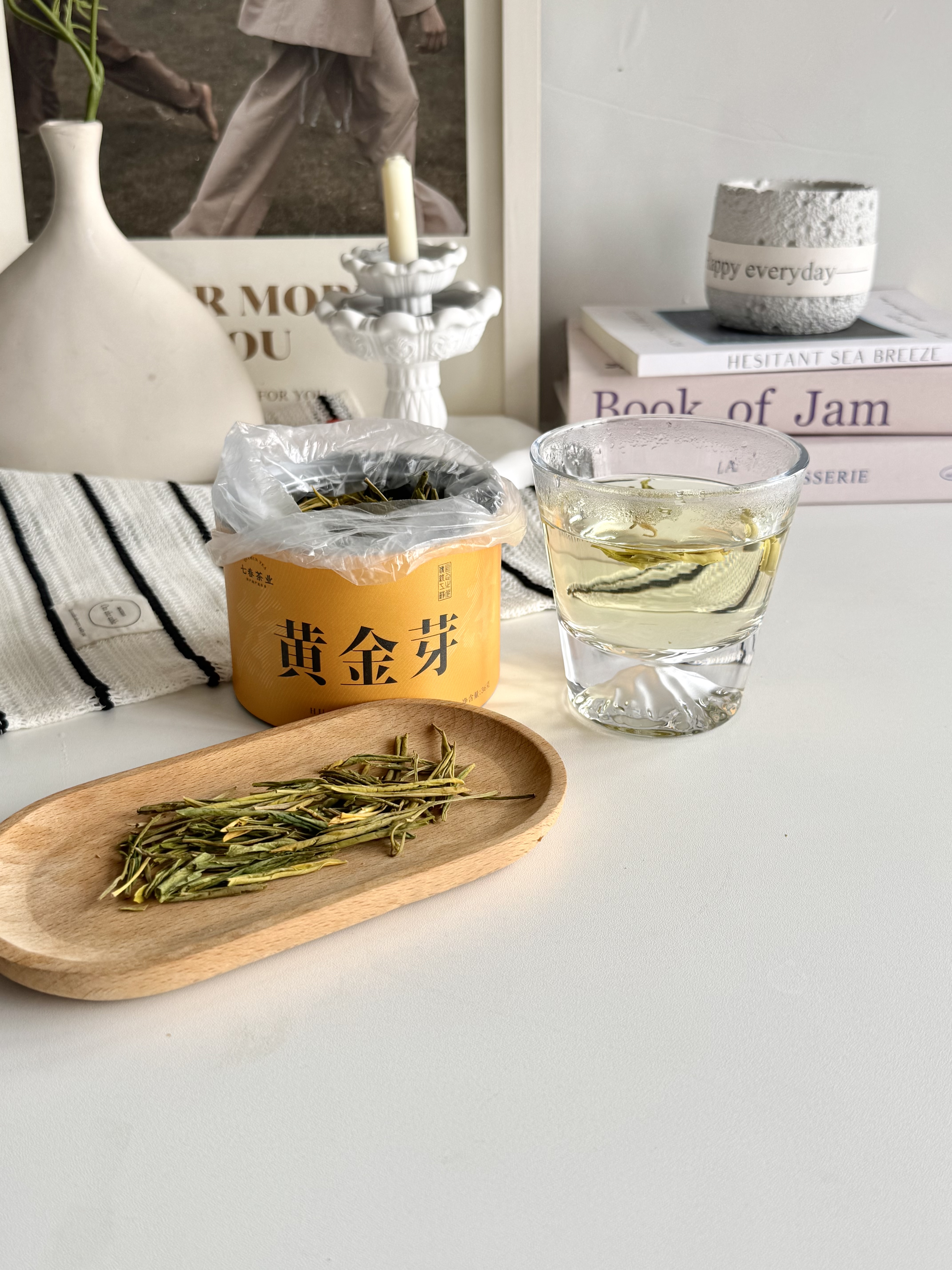 七春黄金芽明前新茶叶春茶安吉芽奶白茶36g小包装口粮茶自己喝 实拍图