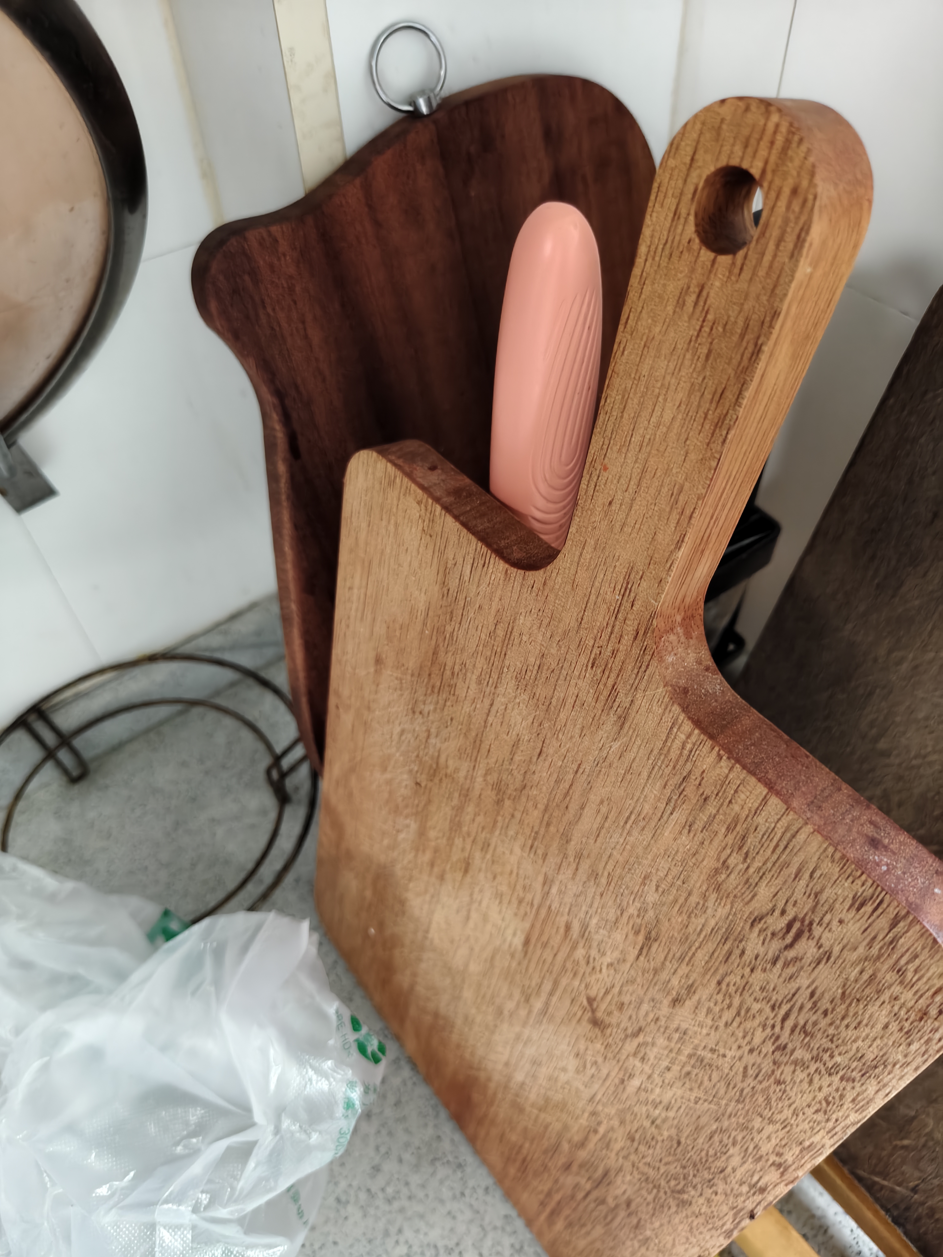 双枪乌檀木砧板家用婴儿辅食水果小菜板抗菌防滑便携卡皮巴拉大号 实拍图