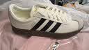 adidas「T头鞋」VL COURT CLASSIC板鞋德训鞋男女阿迪达斯轻运动 汉玉白/黑色/树脂黄   38 实拍图