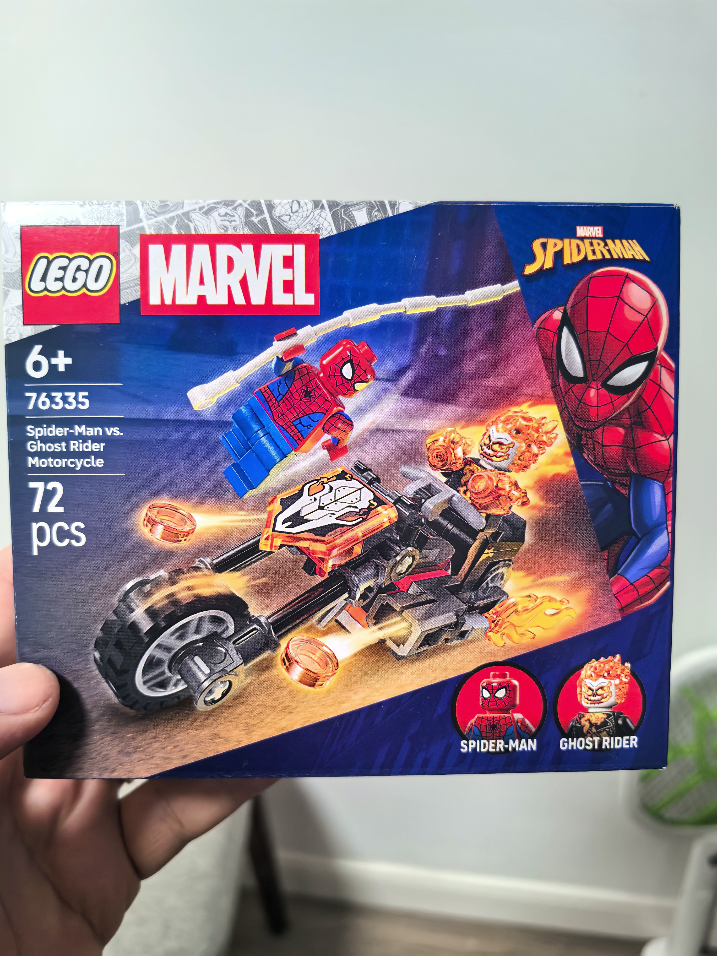 乐高（LEGO）积木超级英雄76335 蜘蛛侠大战恶灵骑士男女孩儿童玩具生日礼物 实拍图