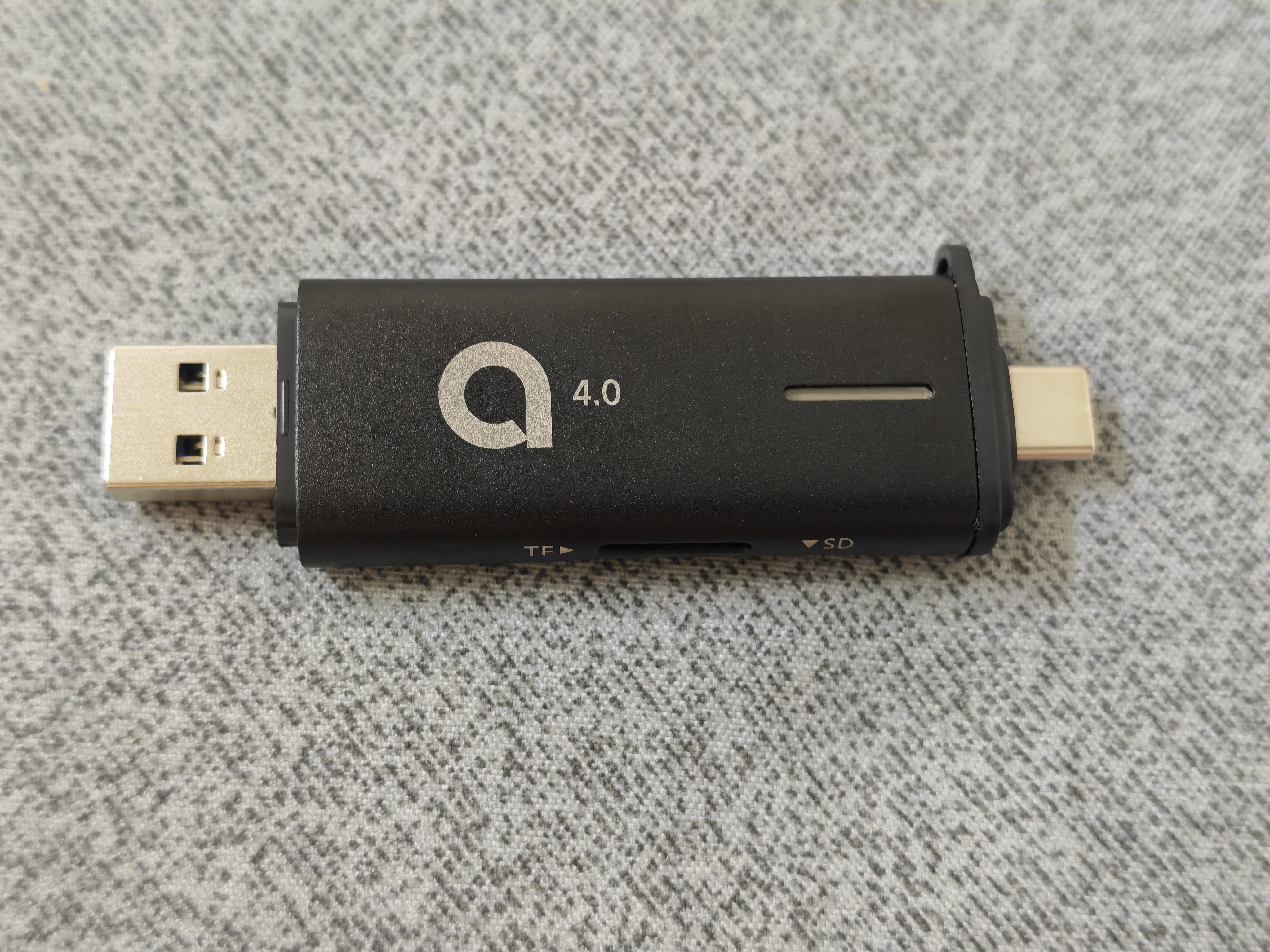 绿巨能（llano）4.0高速读卡器SD+TF双卡同读type-c/usb3.2双接口手机电脑行车记录仪存储卡佳能相机大疆Pocket3/4 实拍图