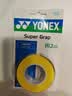 尤尼克斯（YONEX）羽毛球拍手胶吸汗带yy超薄吸汗透气防滑平龙骨粘性柄皮 AC102C黄色 3条装超薄吸汗印尼产 实拍图