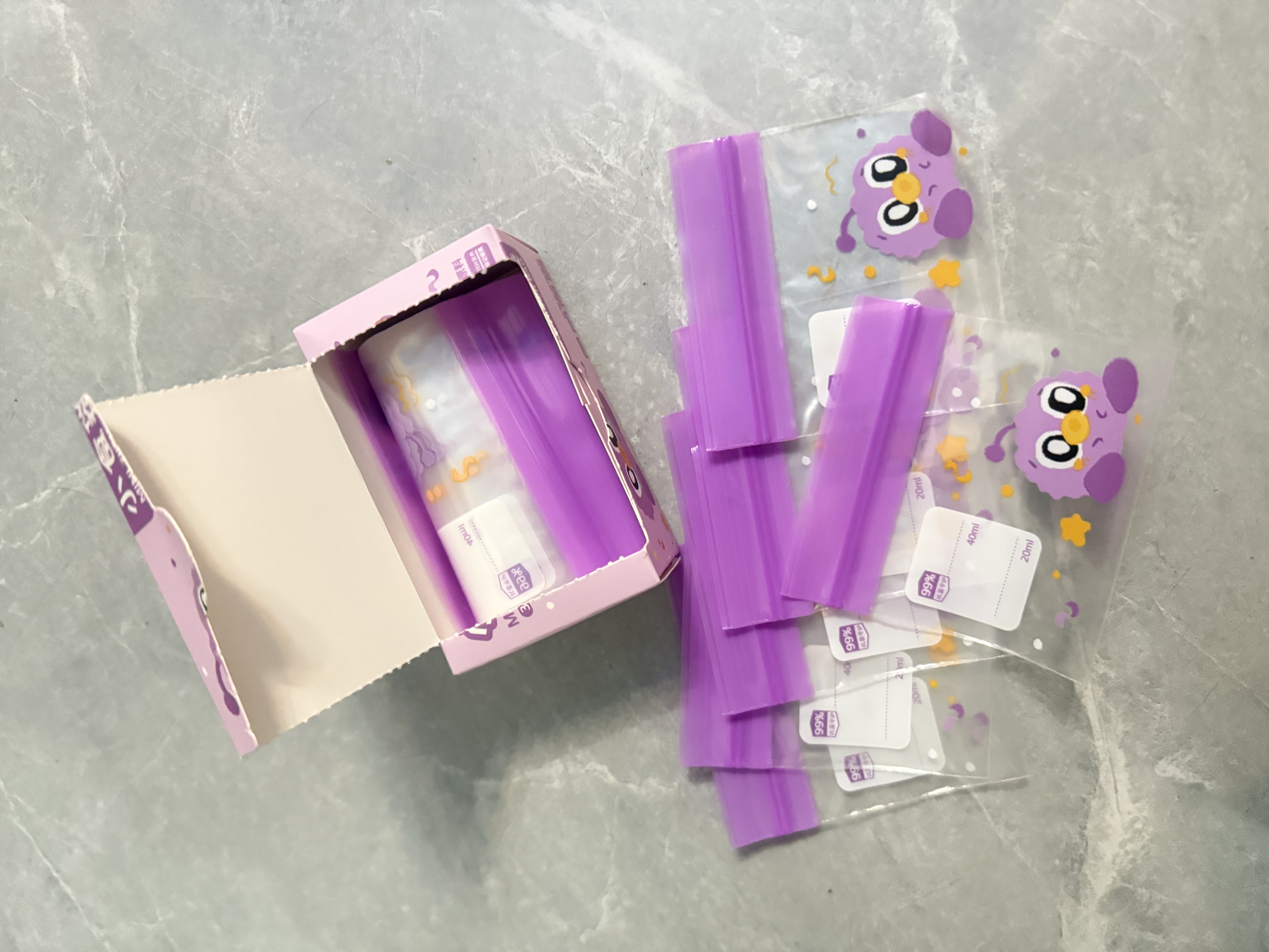 COOKSS婴儿抗菌辅食袋宝宝密封辅食工具保鲜盒食品级维生素海参分装袋 实拍图