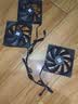 利民（thermalright）TL-C12C X3 黑色12cm性能级风压扇 4PIN PWM S-FDB轴承 1550转速 三连包套装 实拍图