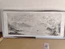 牧子喜行沁园春雪字画办公室挂画山水画中式客厅装饰画国画沙发背景墙壁画 12款沁园春--雪 有机玻璃+实木边框 长160*高70 实拍图