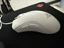 雷蛇（Razer）炼狱蝰蛇标准版有线鼠标 人体工学  电竞游戏 右手通用型 吃鸡/LOL/CS GO游戏鼠标 白色 实拍图