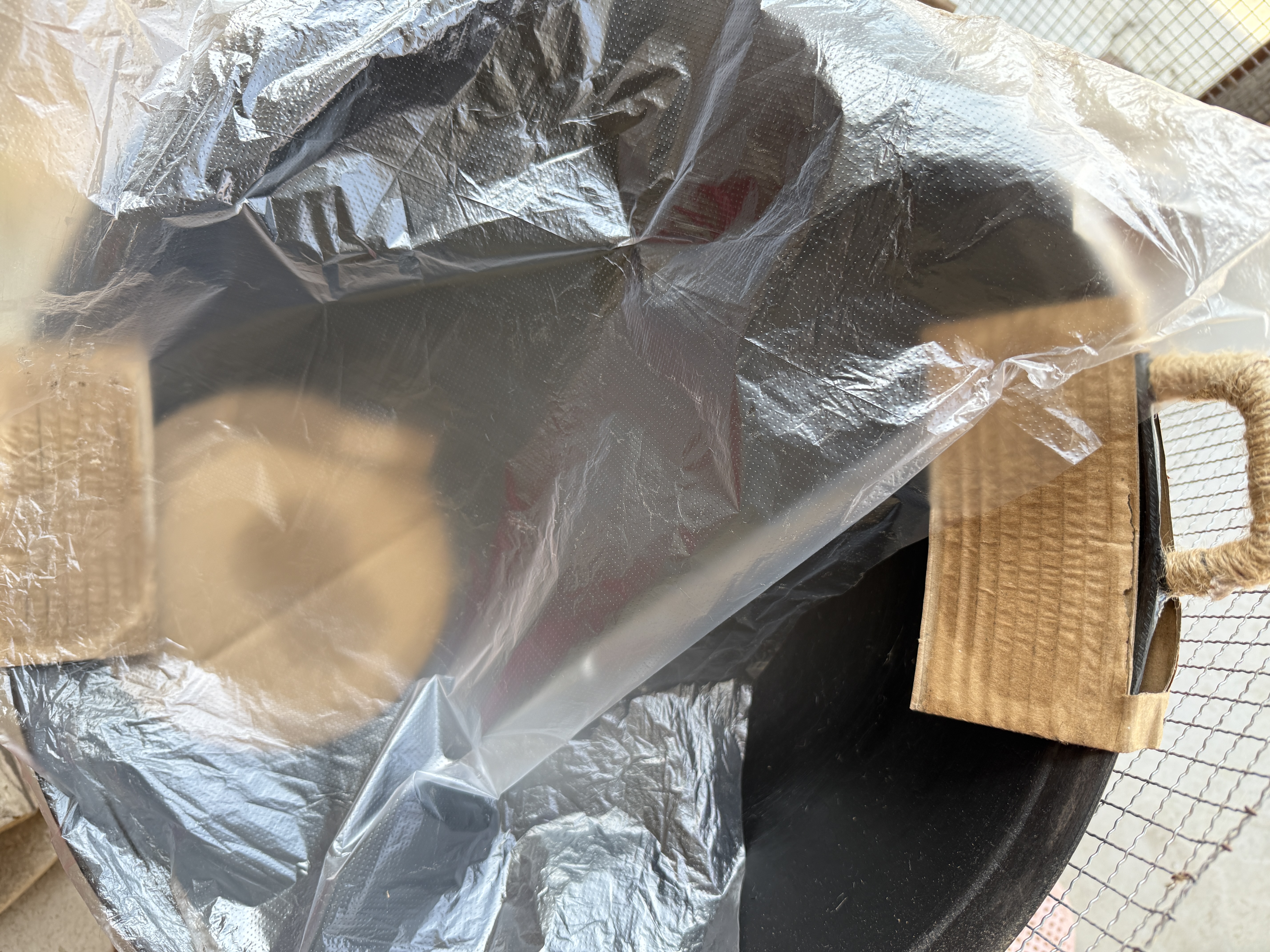 夏老大非遗生铁锅铸铁炒锅传统无涂层物理不易粘炖锅圆底双耳炒菜锅46cm 实拍图