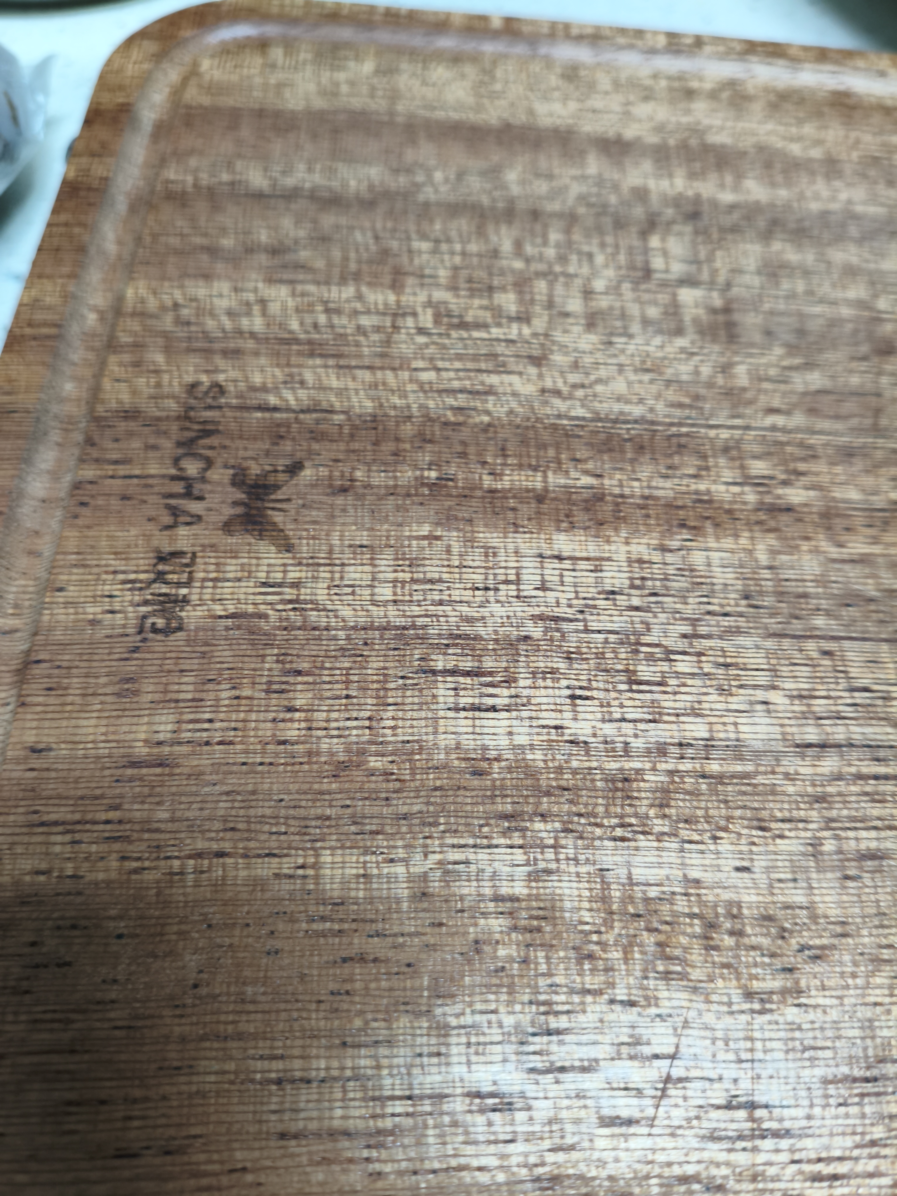 双枪乌金檀木整木菜板 百年龄砧板家用切菜案板抗菌实木菜板36*24*2.5 实拍图