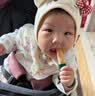 英氏婴幼儿磨牙棒原味带绳防掉婴儿宝宝零食6-12个月磨牙饼干80g 实拍图