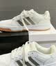 adidas双11主推 ENTRAP美式校园风运动鞋少年感复古板鞋阿迪达斯   白/金色   38 实拍图