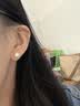 黛米S925银无核馒头圆5-6mm淡水珍珠耳钉生日礼物送女友老婆 实拍图