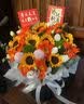 冉子花坊鲜花速递同城配送向日葵混搭抱抱桶玫瑰花篮送女友生日礼物真鲜花 抱抱桶混搭 实拍图