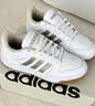 adidas双11主推 ENTRAP美式校园风运动鞋少年感复古板鞋阿迪达斯   白/金色   41 实拍图