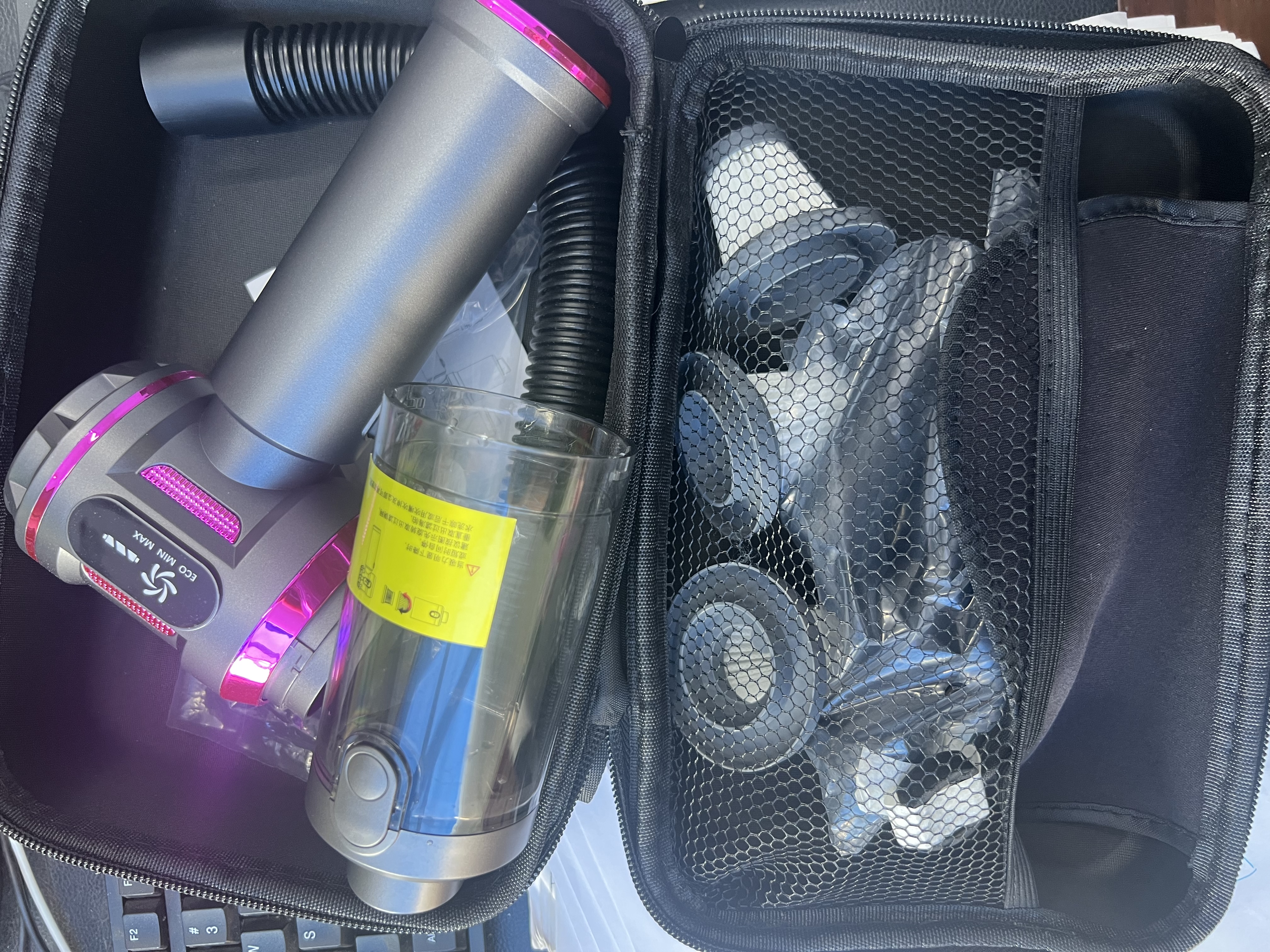 小狗车载吸尘器手持吸尘器高续航大吸力吸尘器吸吹两用一体大功率随手吸宠物吸毛器带收纳包QT-081MAX 实拍图