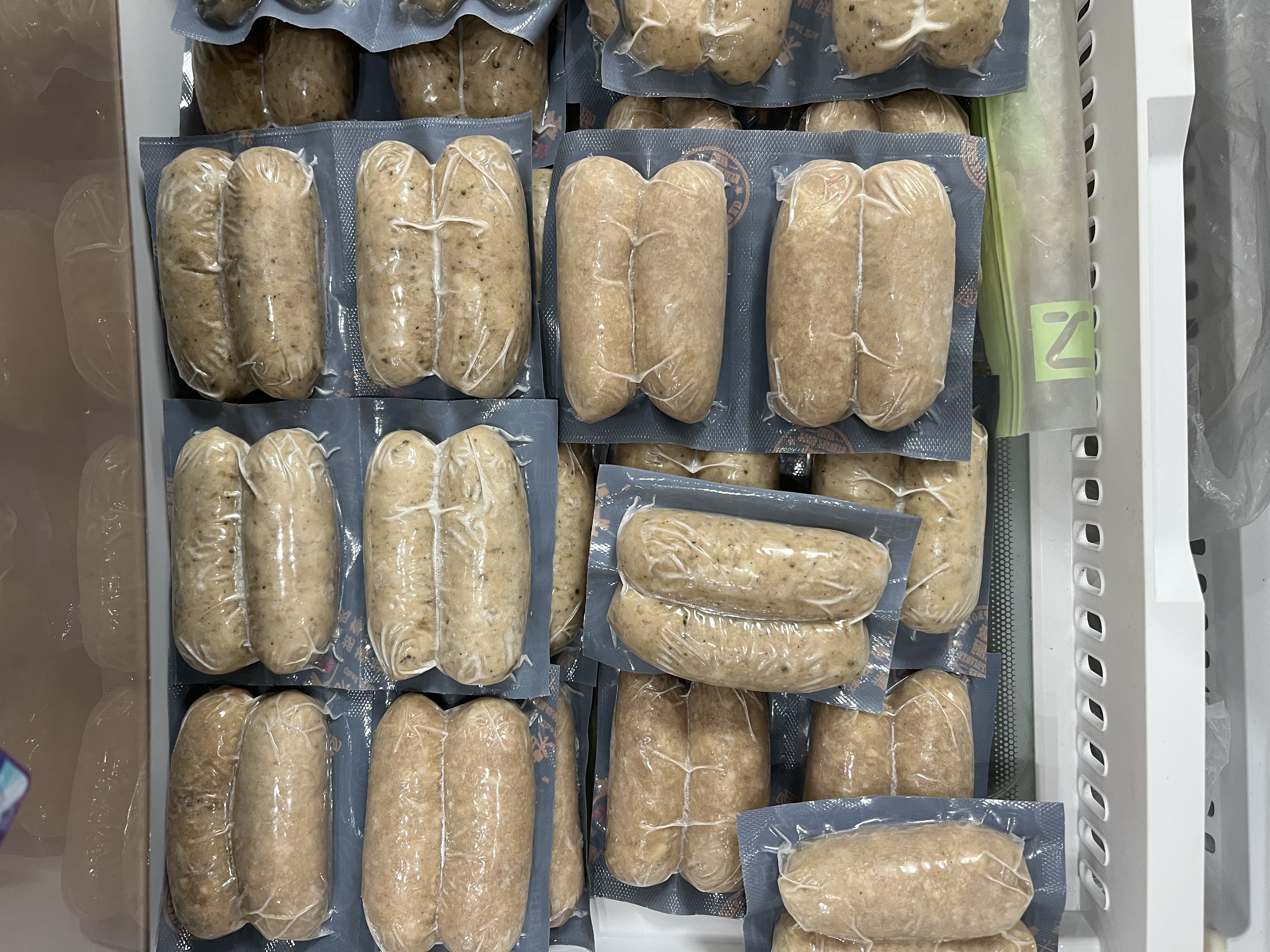 锋味派烤肠纯肉香肠黑胡椒味400g/8根早餐火腿肠半成品烧烤空气炸锅食材 实拍图