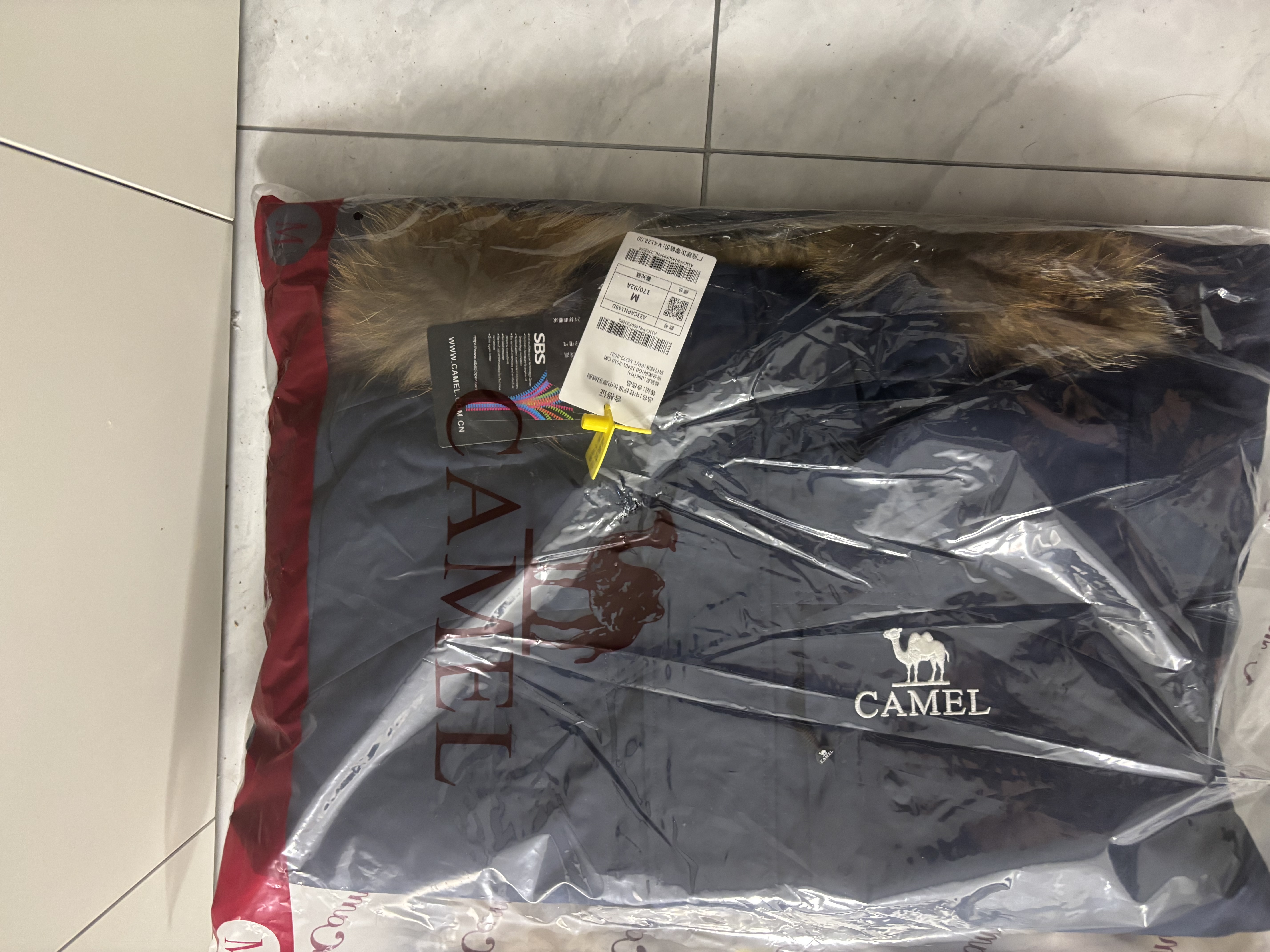 骆驼（CAMEL）女装【王俊凯同款】羽绒服户外极寒派克工装拒水羽绒外套男女 实拍图