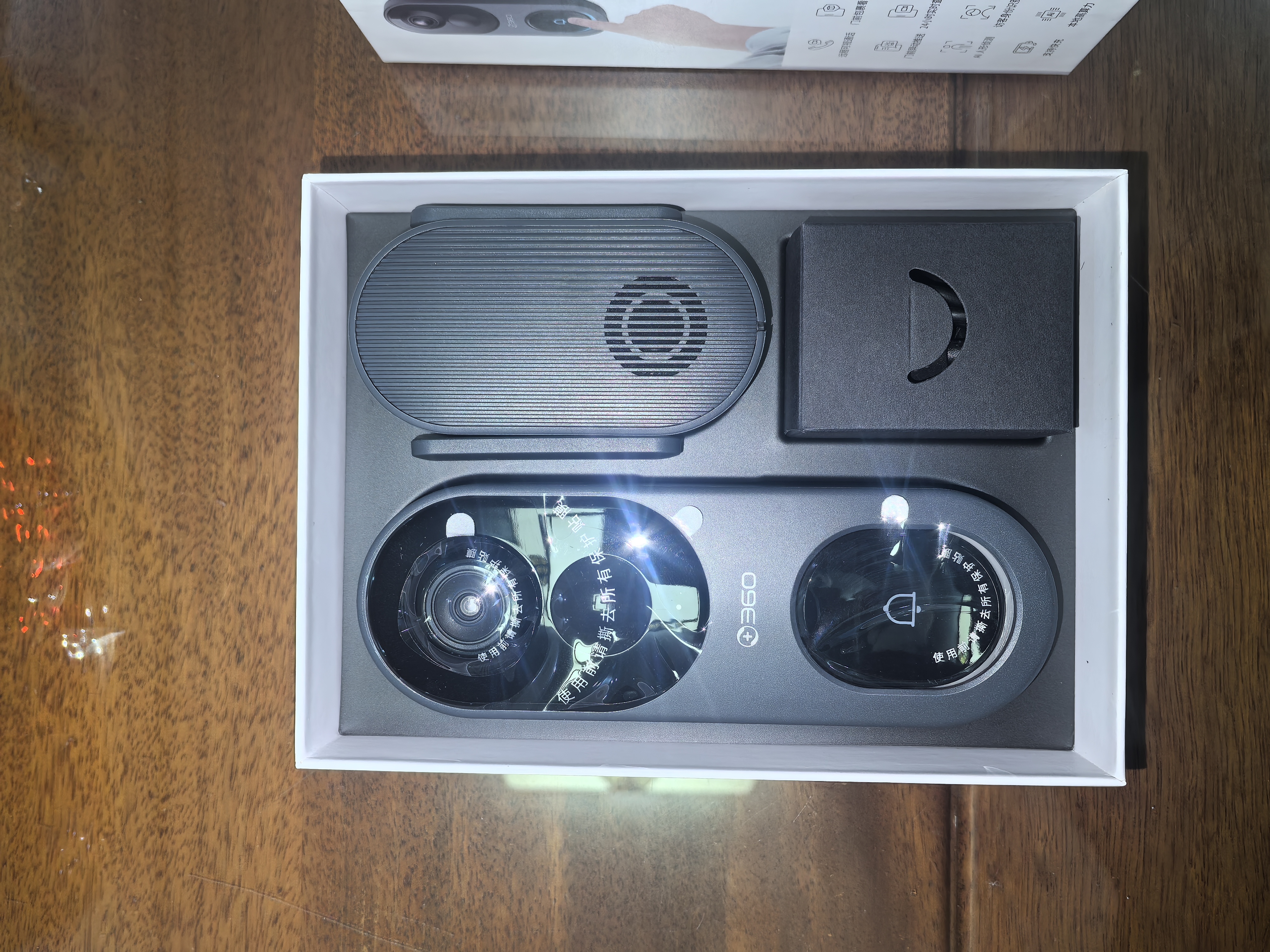 360可视门铃6Pro 500万超清画质家用监控智能门铃电子猫眼摄像头超清夜视远程通话包裹快递看护 实拍图