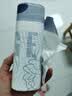 利得抽绳垃圾袋蓝色馥郁花开45*50cm100只双面2丝免撕印花系列 实拍图