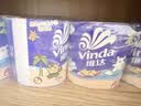 维达（Vinda）有芯卷纸 蓝色经典4层140克*10卷 线条小狗冲浪主题 卫生纸厕纸 实拍图