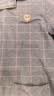 浪莎睡衣男纯棉26新款秋柔软大码全棉格子40支双面棉男士家居服送男友 方格灰【100%棉+礼盒装】长袖 XL 【建议130-150斤】 实拍图