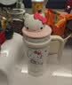 三丽鸥（SANRIO）HelloKitty公仔冰霸保温锁冷杯316不锈钢带吸管女友生日礼物700ml 实拍图