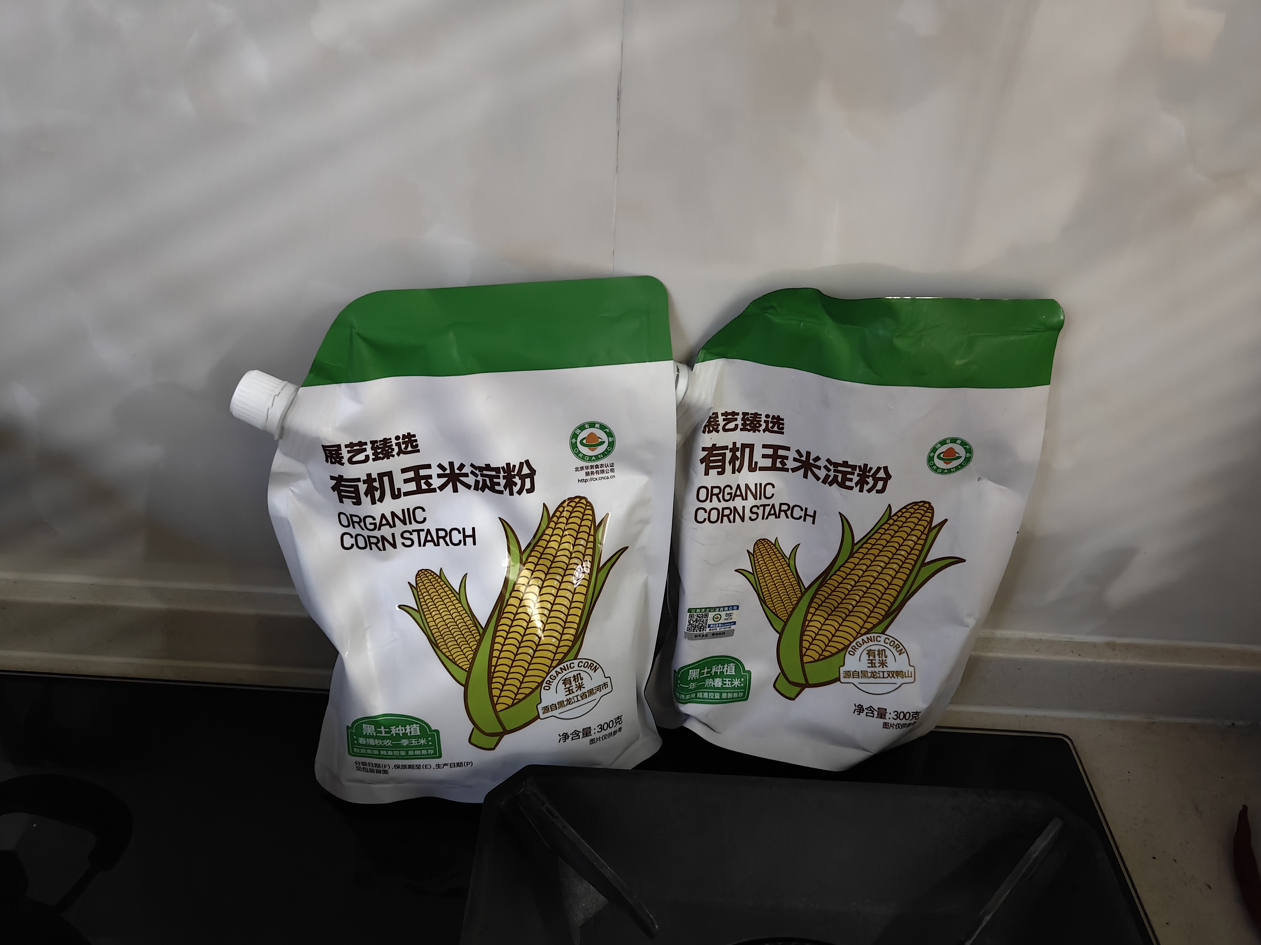 展艺臻选有机玉米淀粉300g生粉炸酥肉裹肉粉勾芡凉粉饼干蛋糕烘焙原料 实拍图