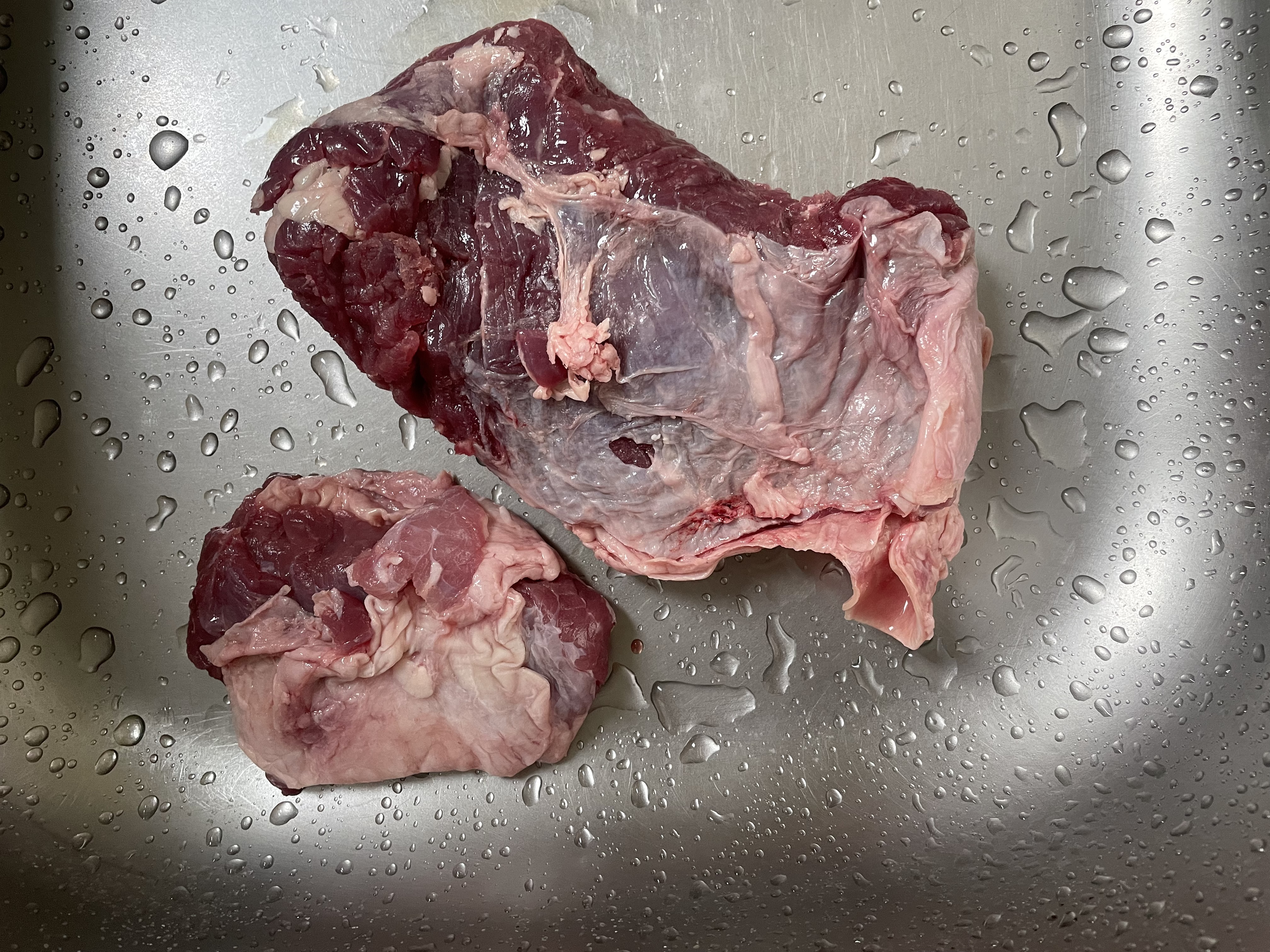月盛斋【冷鲜牛肉】国产牛腩净重1斤 内蒙冰鲜牛肉鲜肉 中华老字号 实拍图