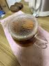 富光花茶杯 男女士茶水分离杯子 双层办公泡茶玻璃杯带把高硼硅水杯 实拍图