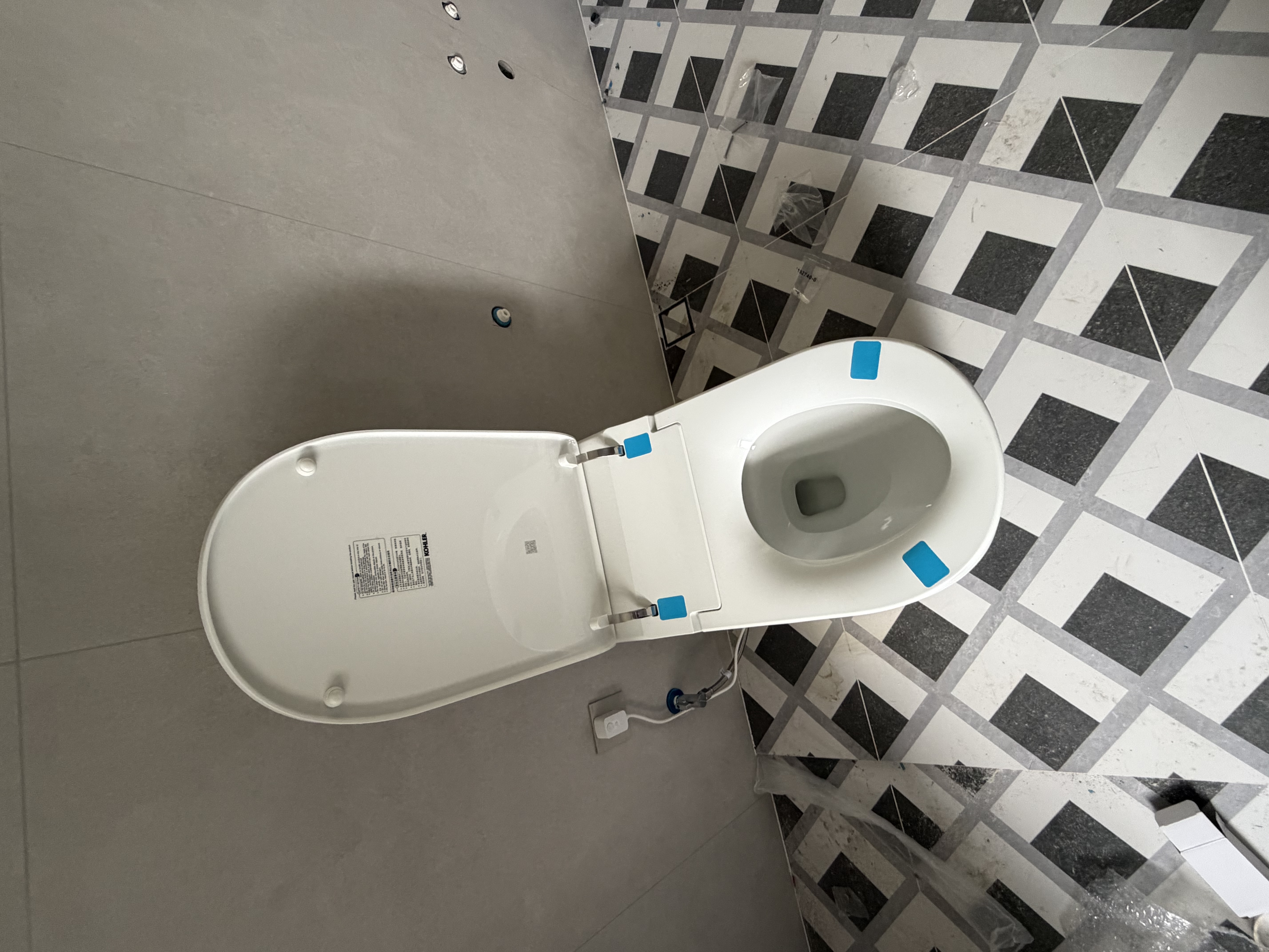 科勒（KOHLER）星逸智能马桶厕所智能坐便器卫生间一体机马桶全家座科勒女王座 轻智能-不带冲洗功能 305坑距（适用295-350mm) 实拍图