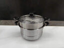 乐仕菲斯（RSFH） 蒸锅不锈钢双层复底28cm大容量蒸鱼锅电磁炉通用汤锅蒸笼 RS2804 实拍图