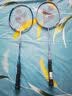 尤尼克斯（YONEX）羽毛球拍对拍碳素中杆锐速训练NR7I藏青/薰衣草已穿线附球+手胶 实拍图