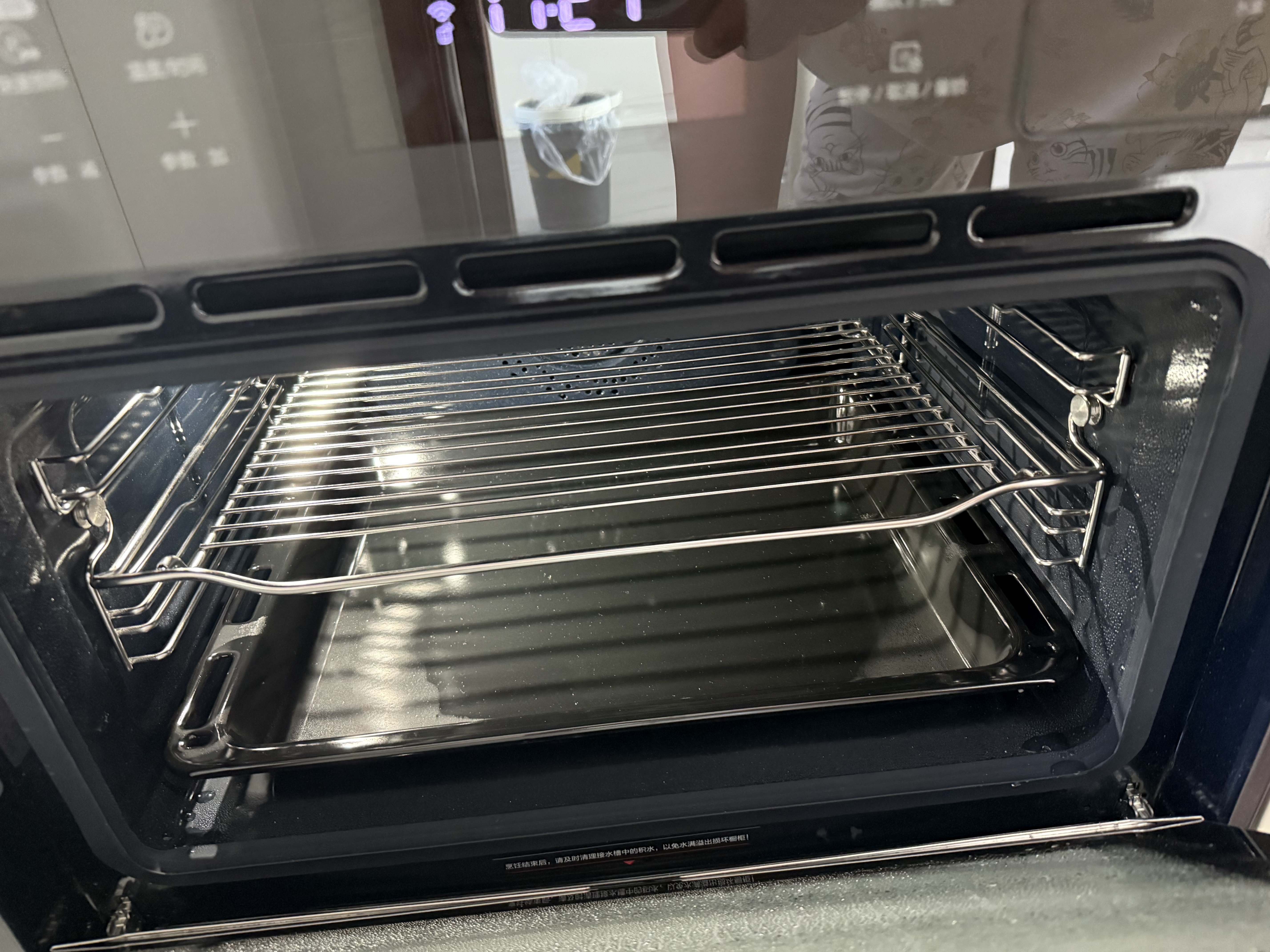 美的（Midea）蒸烤箱一体机嵌入式家用55L蒸烤炸炖四合一大容量蒸箱烤箱APP智控BS5055W 【行业之星】蒸烤炸一体机5055 实拍图