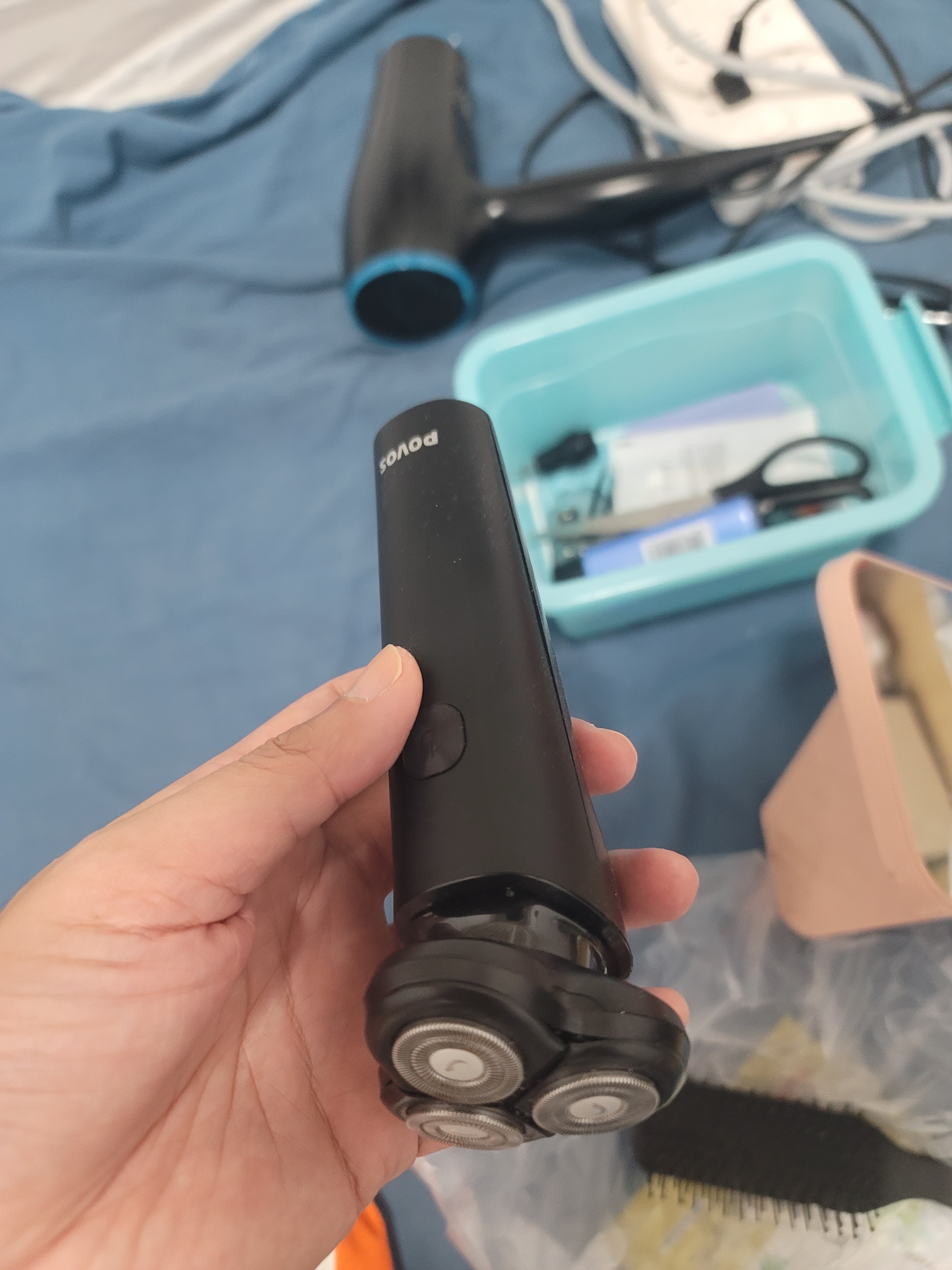 奔腾（POVOS）电动剃须刀男士刮胡刀家电好物轻便刮胡须刀须刨送男友礼物推荐 【镇店爆款】1小时快充PW760L 实拍图