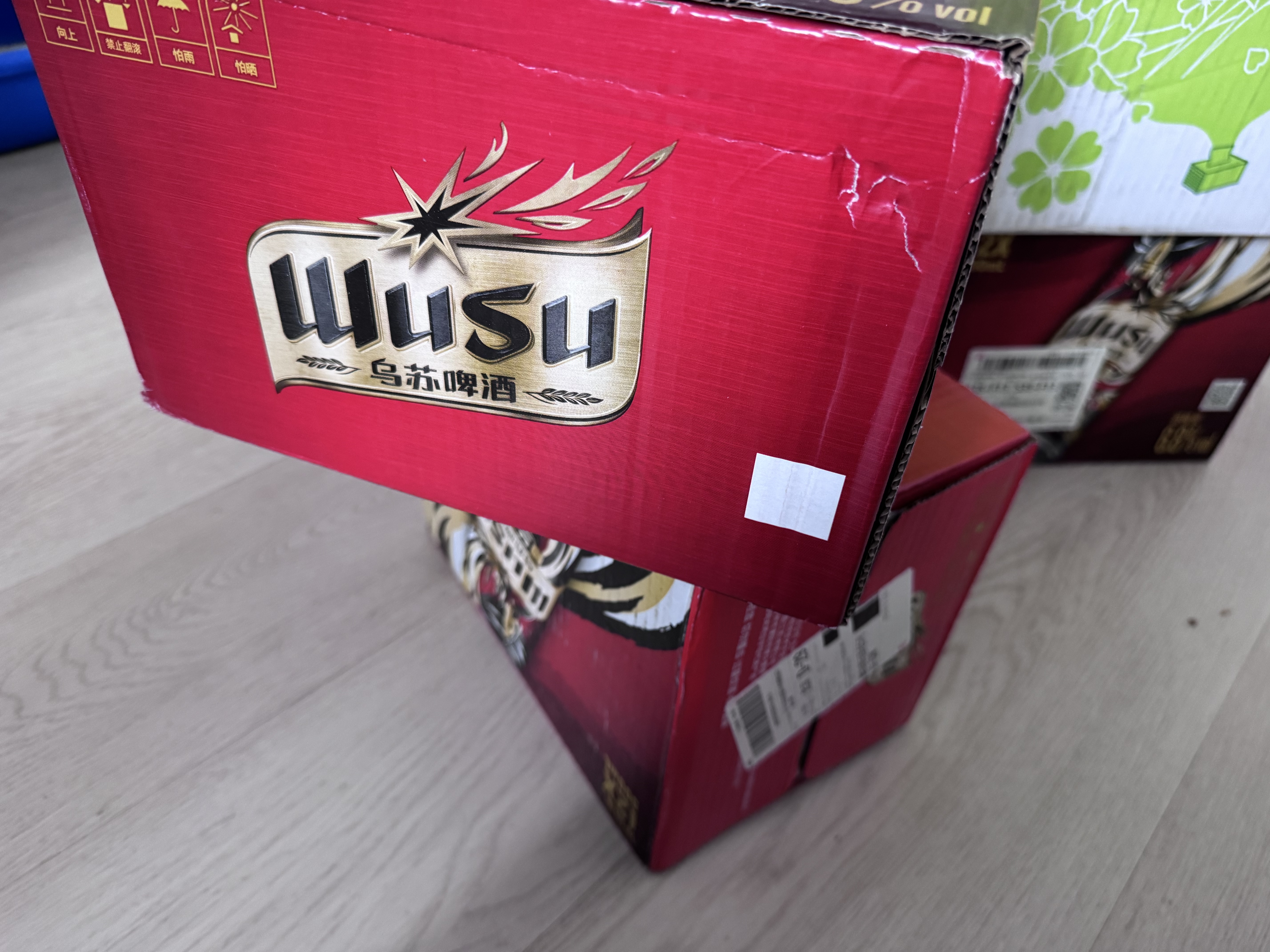 乌苏啤酒（wusu）楼兰秘酿500mL*12罐 整箱装 高度啤酒 聚会宴请京东自营 实拍图