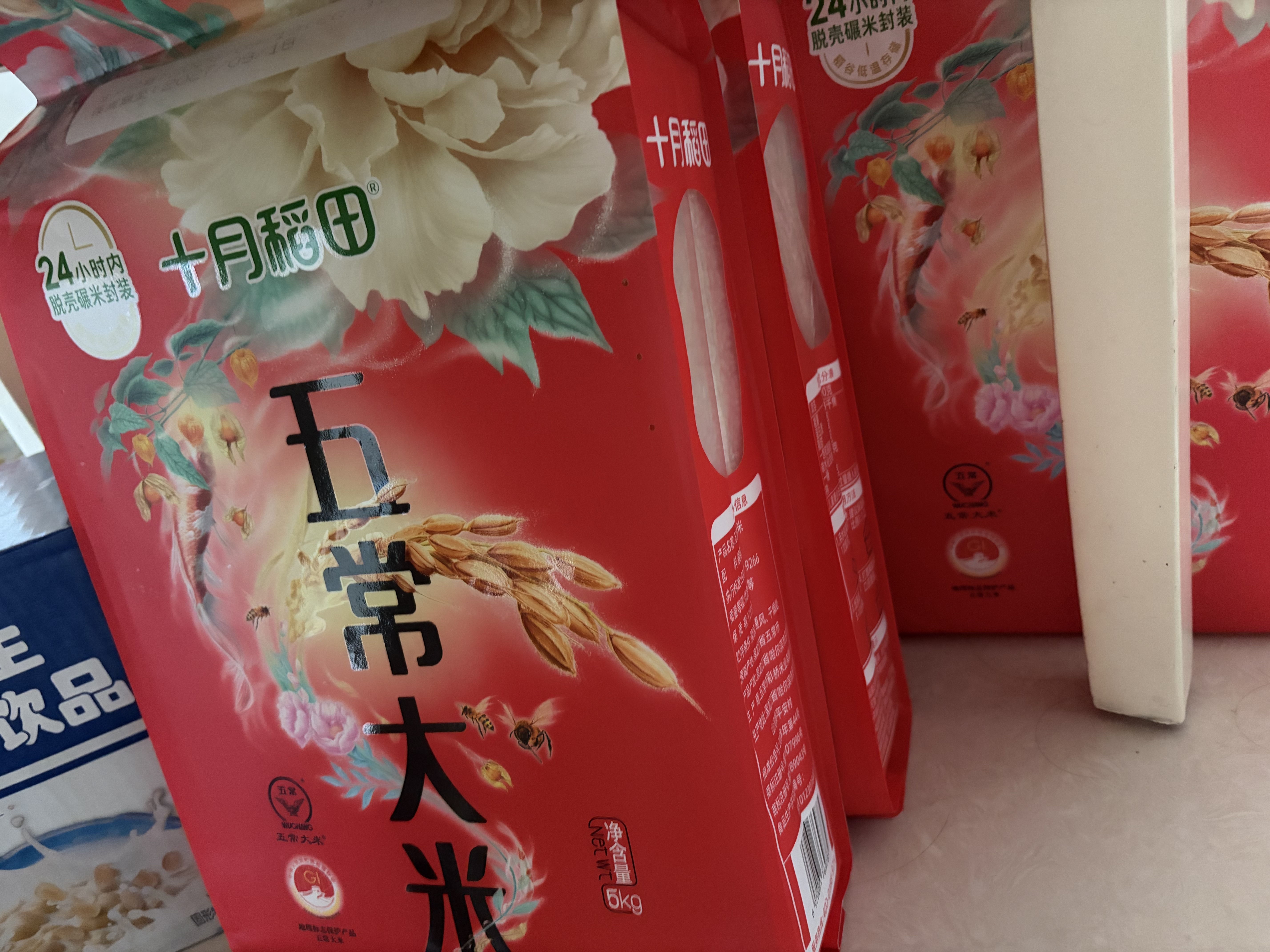 十月稻田 五常大米 10斤（五常稻香米 东北大米 5kg/公斤） 实拍图