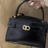 CHARLES&KEITH鳄鱼纹凯莉包手提斜挎婚包包女包生日礼物送女友CK2-50270880-1 Black黑色 S 实拍图