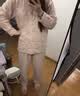 MUJI女式 无侧缝双层纱织 睡衣家居服套装纯棉女装26新款浅粉红色6A M 实拍图